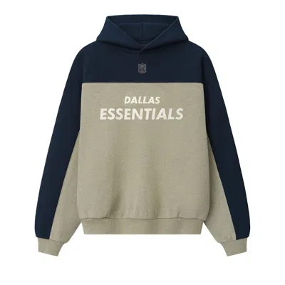 Pre-owned Essentials Fear Of God  Cowboys 90s Relaxed Hoodie 'seal Heather' | Grey | Men's Size S