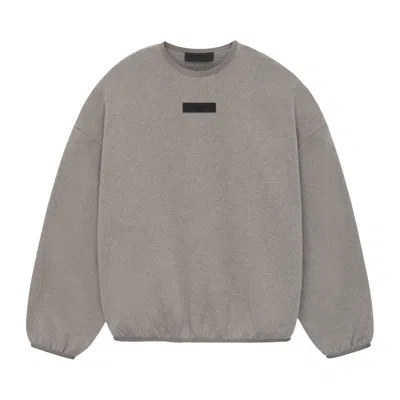 Pre-owned Essentials Fear Of God  Crewneck 'heather Grey'