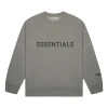 Essentials Fear Of God  Crewneck Sweatshirt 'charcoal' In Gray