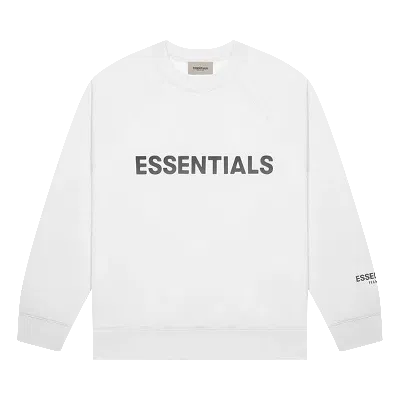 Pre-owned Essentials Fear Of God  Crewneck Sweatshirt 'white'