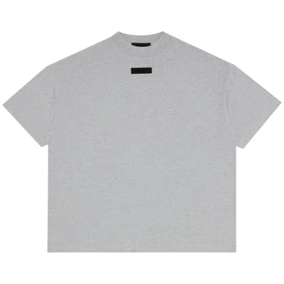 Pre-owned Essentials Fear Of God  Crewneck T-shirt Ii 'light Heather Grey'