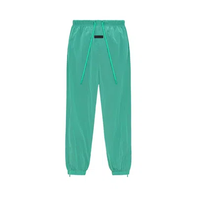 Pre-owned Essentials Fear Of God  Crinkle Nylon Track Pants 'mint Leaf' In Green