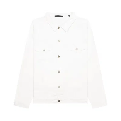 Pre-owned Essentials Fear Of God  Denim Jacket 'cloud Dancer' In Cream