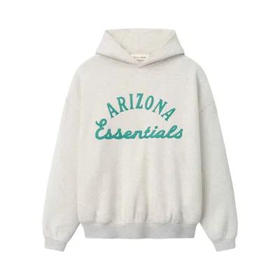 Pre-owned Essentials Fear Of God  Diamondbacks Sport Hoodie 'oatmeal Heather/ Light Heather Rib' | Grey | Men's In Gray