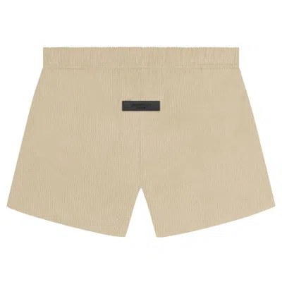 Pre-owned Essentials Fear Of God  Dock Short 'sand' In Tan