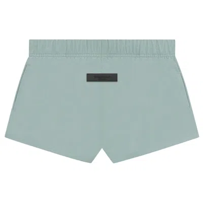 Pre-owned Essentials Fear Of God  Dock Short 'sycamore' In Green