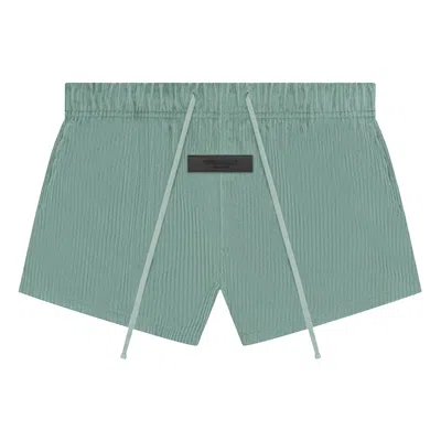 Pre-owned Essentials Fear Of God  Dock Short 'sycamore' | Green | Women's Size Xs