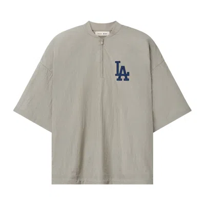 Pre-owned Essentials Fear Of God  Dodger 3/4 Sleeve Pullover 'seal' | Grey | Men's Size Xxl