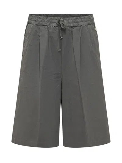 Essentials Fear Of God  Drawstring Lounge Shorts In Iron Grey