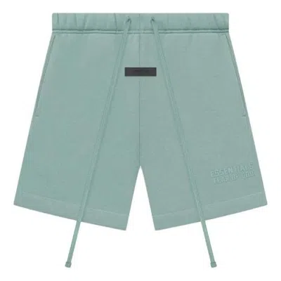 Essentials Fear Of God  Drop2 Ss23  Sweatshort 'sycamore' In Blue