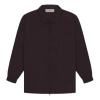 Essentials Fear Of God  Drop2 Ss23 Ls Barn Jacket 'plum' In Black