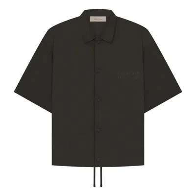 Essentials Fear Of God  Drop2 Ss23 Short-sleeve Nylon Shirt 'off-black'