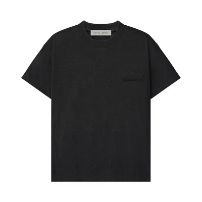 Pre-owned Essentials Fear Of God  Embroidered Classic Tee 'vintage Black' | Women's Size M