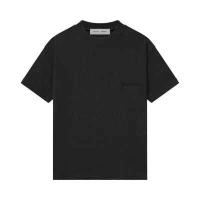 Pre-owned Essentials Fear Of God  Embroidered Essential Tee 'vintage Black' | Kid's Size 8