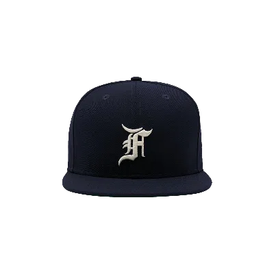 Pre-owned Essentials Fear Of God  Essential 59fifty Fitted Cap 'navy' In Blue