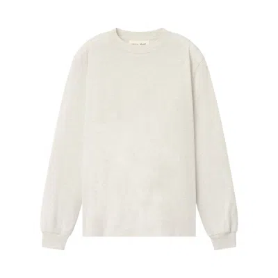Pre-owned Essentials Fear Of God  Essential Long-sleeve Tee 'marble Heather' | Tan | Men's Size Xl