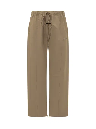 Essentials Fear Of God  Essential Paintntaloni With Front Logo And Adjustable Waist In Gray