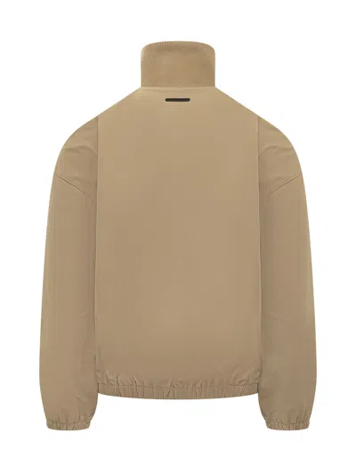 Essentials Fear Of God  Essential Zip Front Jacket In Dune