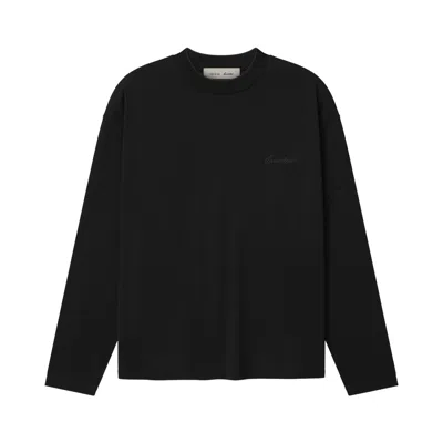 Pre-owned Essentials Fear Of God   Classic Long Sleeve Tee 'vintage Black' | Men's Size M