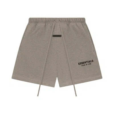 Pre-owned Essentials Fear Of God   Classic Sweatshort 'homestead Heather' | Tan | Men's Size Xl In Brown
