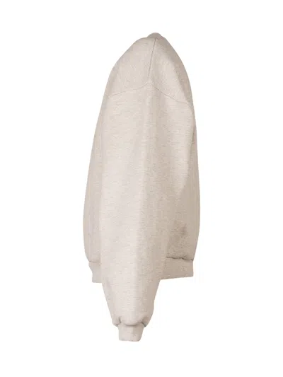 Essentials Fear Of God   Crewneck Sweatshirt Mini In Oatmeal Heather