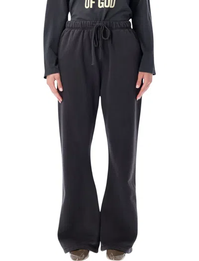 Essentials Fear Of God   Fear Of God Black Signature Classic Flare Sweatpants