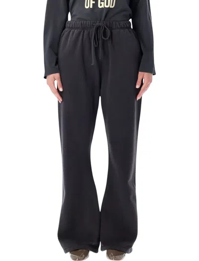 Essentials Fear Of God   Fear Of God Black Signature Classic Flare Sweatpants