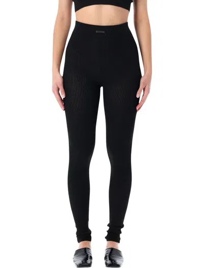 Essentials Fear Of God   Fear Of God Black Waffle Leggings