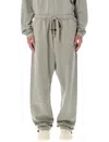 Essentials Drawstring-waist Track Pants In Brown