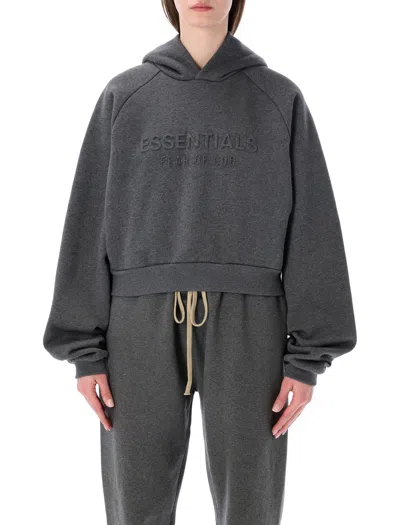 Essentials Fear Of God   Fear Of God Grey 90's Raglan Hoodie In Gray