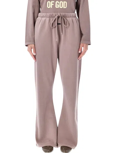 Essentials Fear Of God   Fear Of God Mauve Signature Classic Flare Sweatpants In Pink