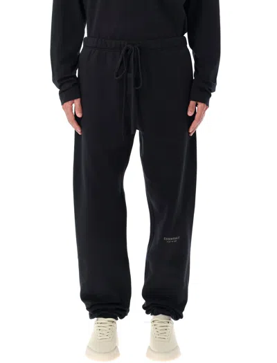 ESSENTIALS FEAR OF GOD ESSENTIALS ESSENTIALS FEAR OF GOD VINTAGE FLEECE SWEATPANTS BLACK