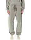 Essentials Drawstring-waist Track Pants In Neutral