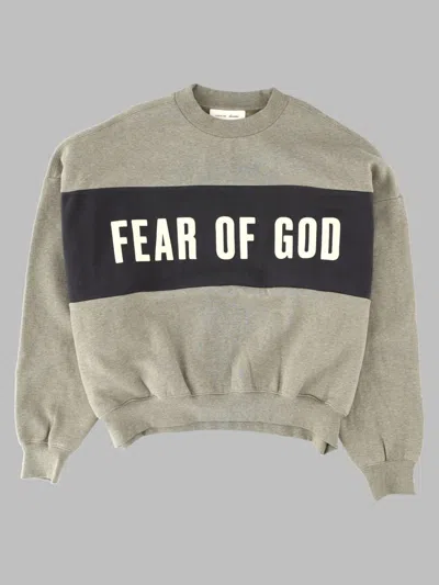 Essentials Fear Of God   Fleece Sweatshirt In Grey