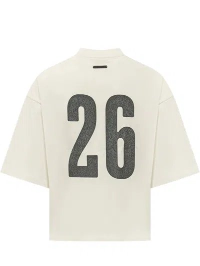 Essentials Fear Of God   Merch Tee In Ivory