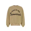 Essentials Logo-print Oversized Sweater In Neutral