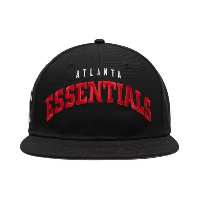 Pre-owned Essentials Fear Of God  Falcons 9fifty Rc Snapback 'black' | Men's Size Onesize