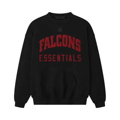 Pre-owned Essentials Fear Of God  Falcons Sport Crewneck 'black' | Men's Size Xs
