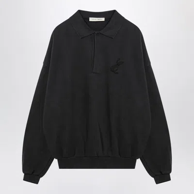 Essentials Fear Of God  Fear Of God  Black Embroidered Polo