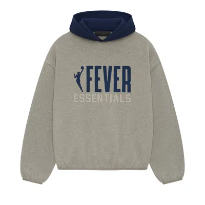 Pre-owned Essentials Fear Of God  Fever Hoodie 'light Heather Grey' | Men's Size S