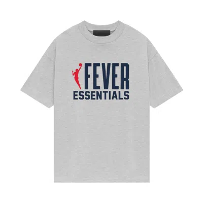 Pre-owned Essentials Fear Of God  Fever Tee 'heather Grey' | Men's Size L