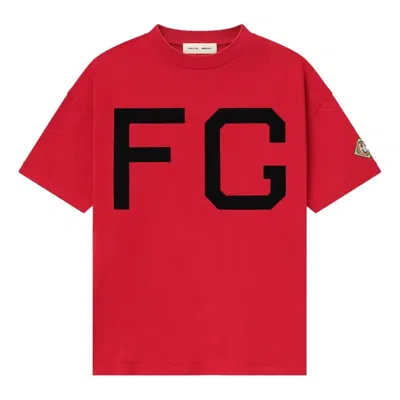 Essentials Fear Of God  Fg Monarchs Tee 'red'