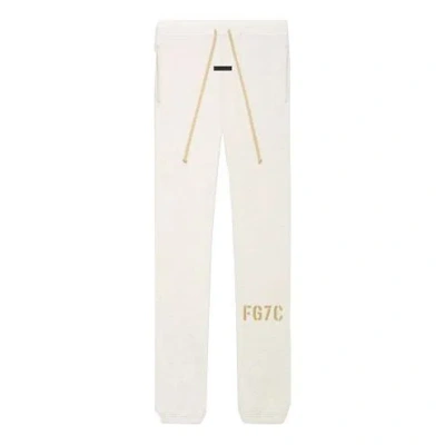 Essentials Fear Of God  Fg7c Sweatpant Cream Heather In White