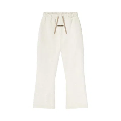 Pre-owned Essentials Fear Of God  Flare Sweatpant 'oatmeal Heather' | Cream | Kid's Size 8 In White