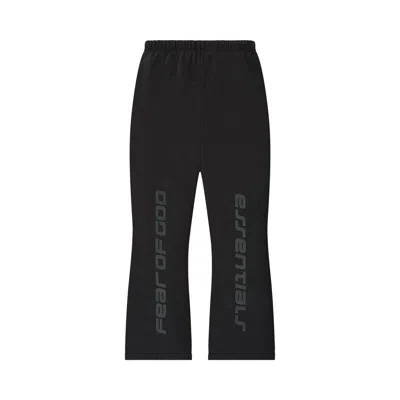 Pre-owned Essentials Fear Of God  Flare Sweatpant 'vintage Black' | Women's Size Xl