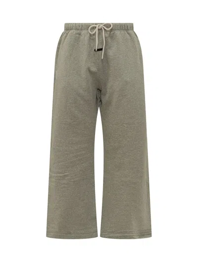 Essentials Fear Of God  Flare Sweatpant In Washed Seal Heather