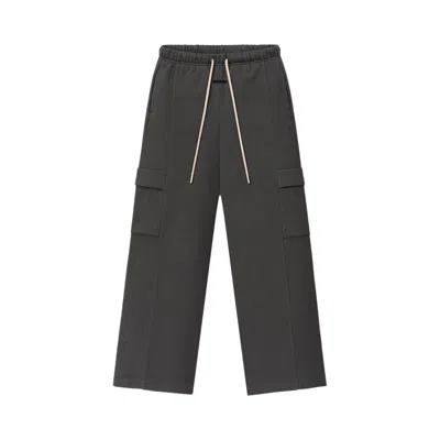 Pre-owned Essentials Fear Of God  Fleece Cargo Relaxed Sweatpant 'iron Grey' | Women's Size S