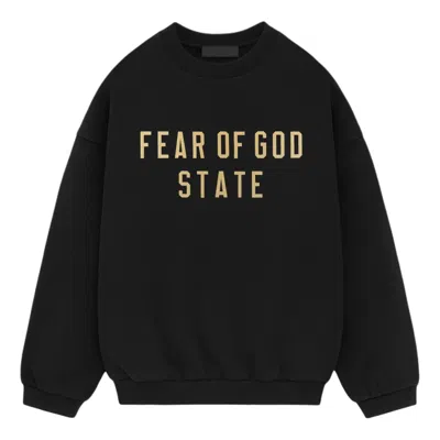 Essentials Fear Of God  Fleece Crewneck 'black'