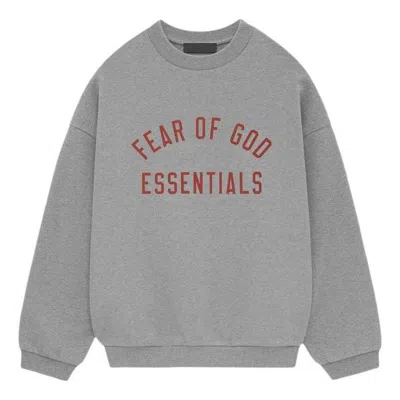ESSENTIALS FEAR OF GOD ESSENTIALS FLEECE CREWNECK 'DARK HEATHER'