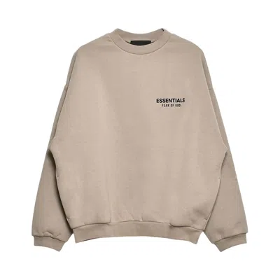 Pre-owned Essentials Fear Of God  Fleece Crewneck 'desert Sand' | Tan | Men's Size S
